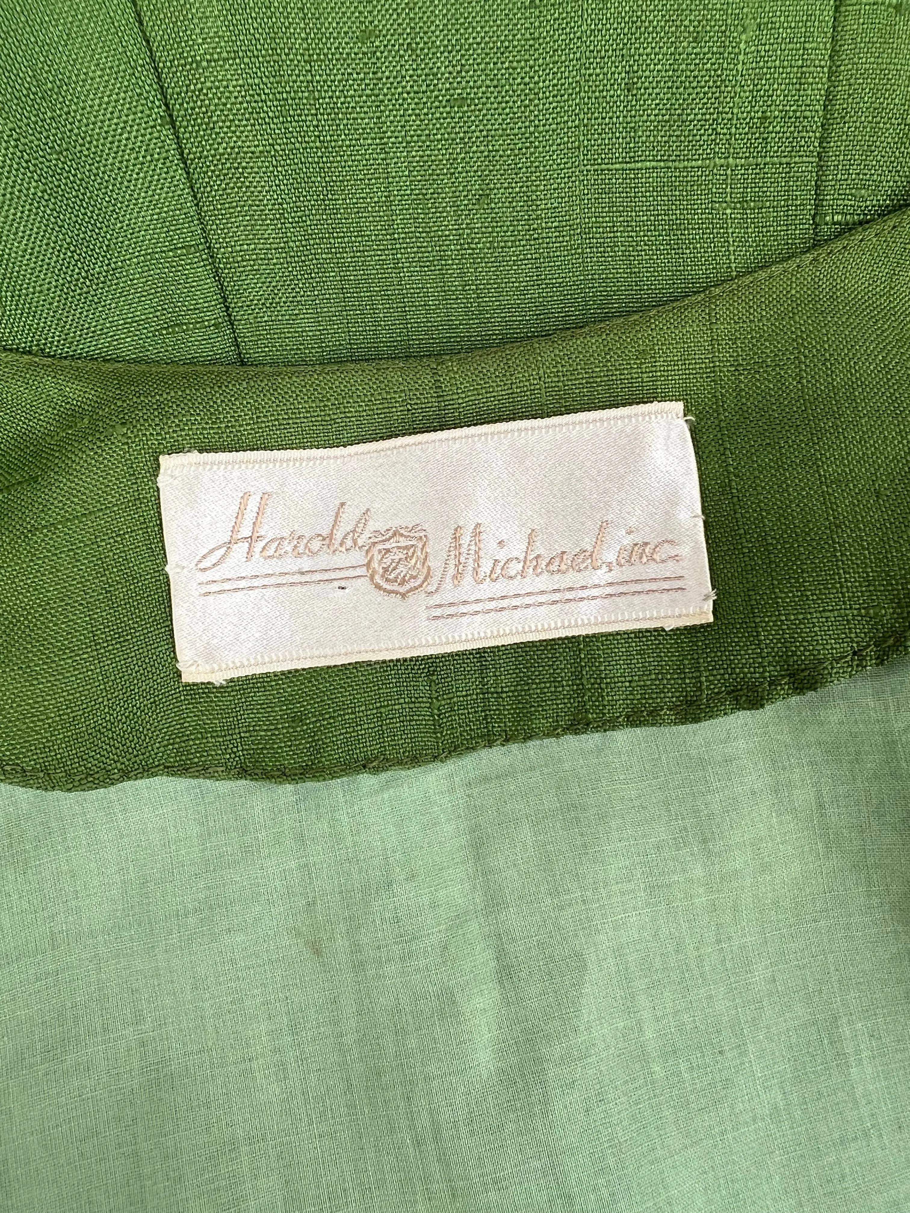 1960s Two Tone Green Frock - AU8