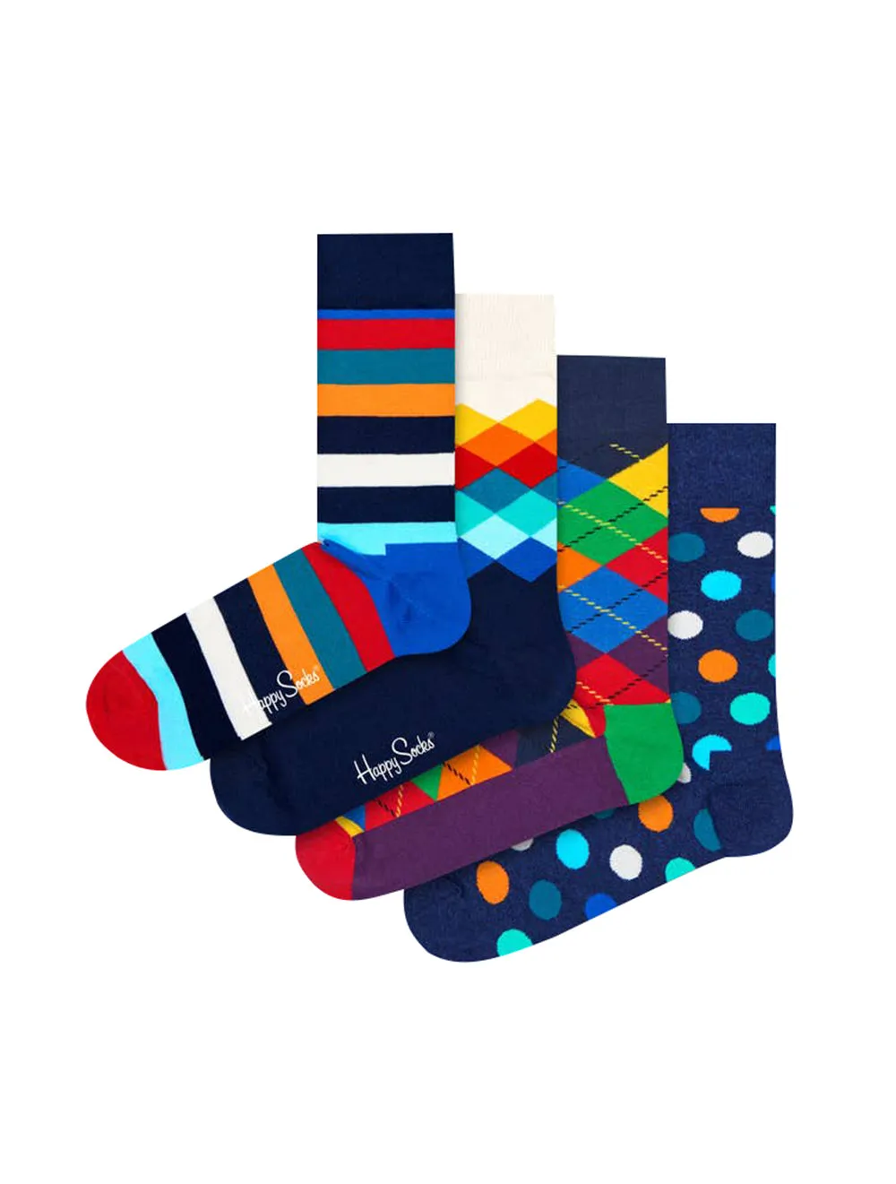 4-Pack Multi-color Socks Gift Set