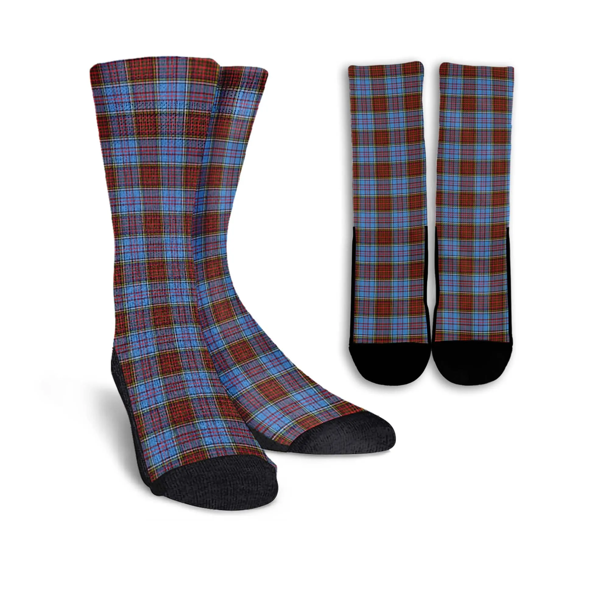 Anderson Modern Tartan Crew Socks