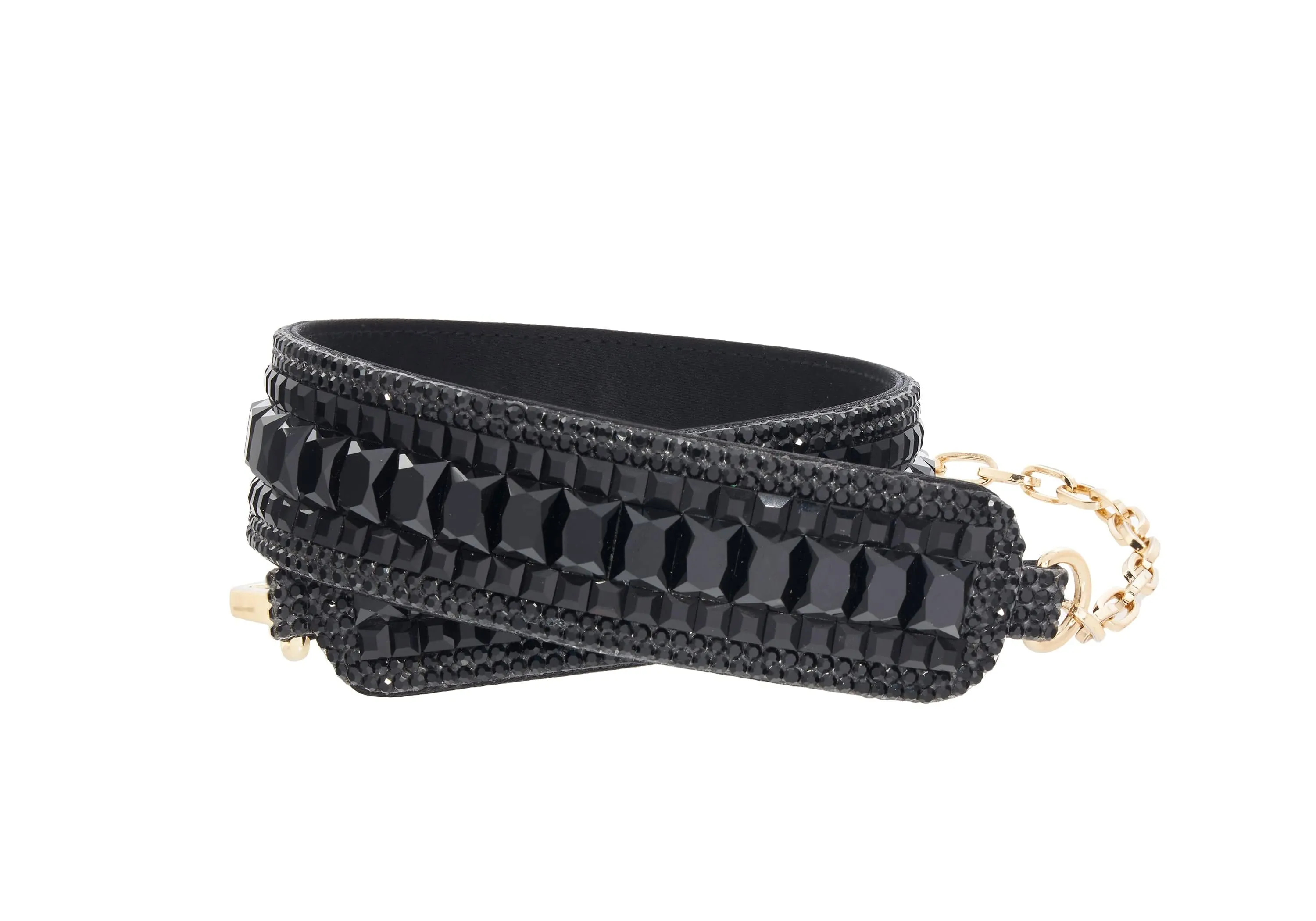 Baguette Deco Gems Belt Black