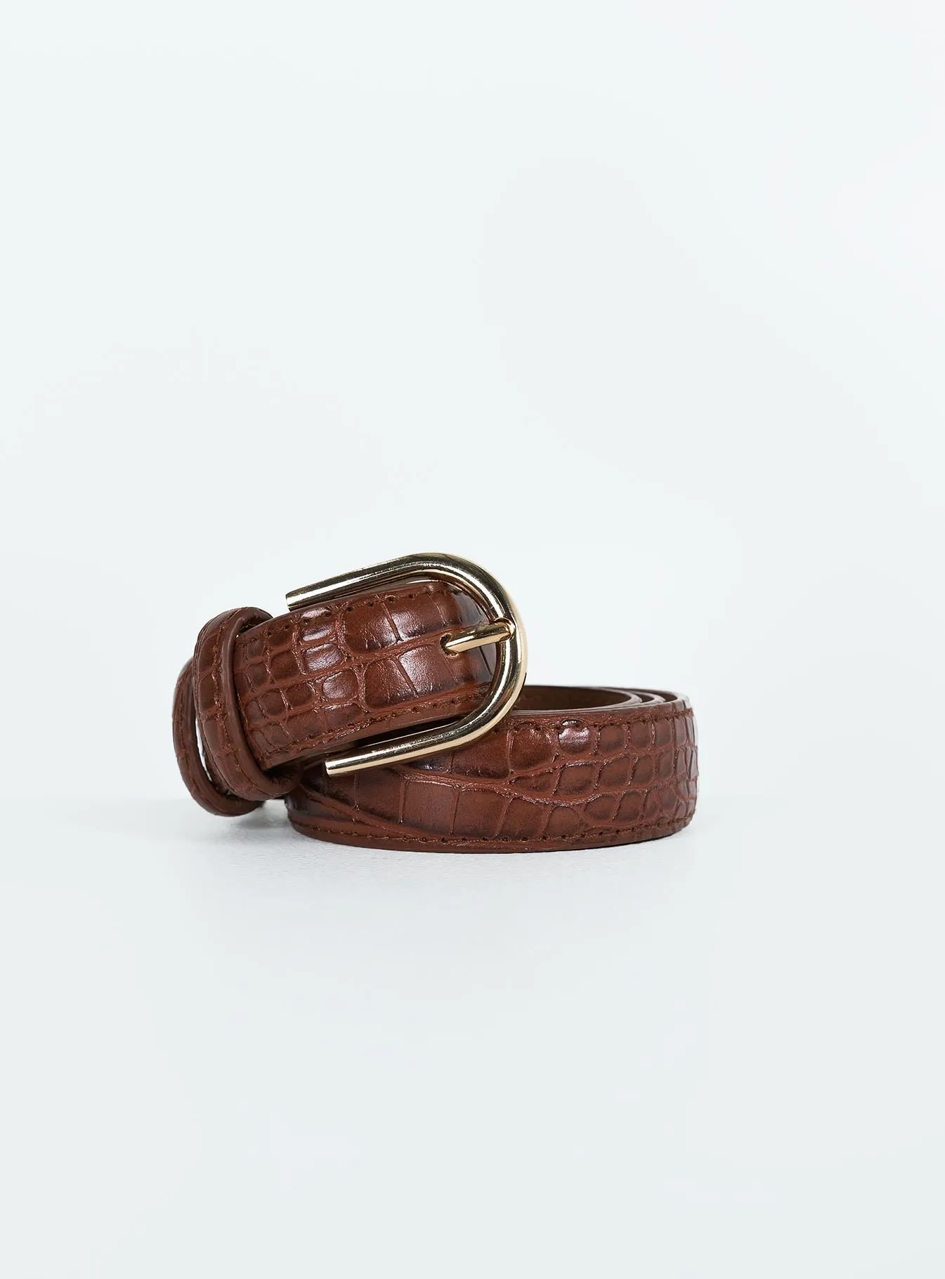 Brassy Belt Brown