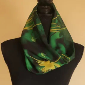 Chiffon Scarf - Yellow Columbine