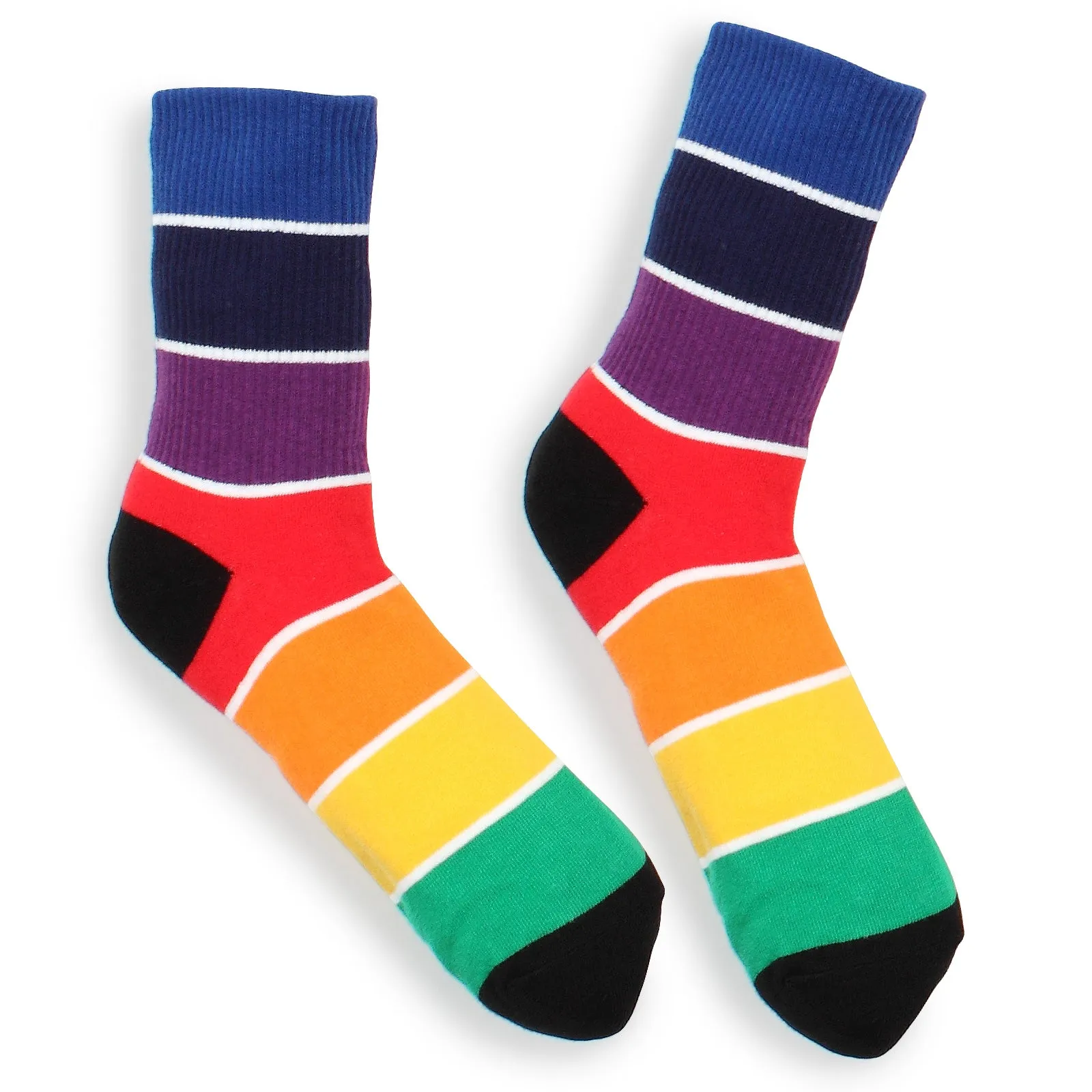 Colorful Fancy Socks Funny Street Fashion (Crew 4 pairs) AK14