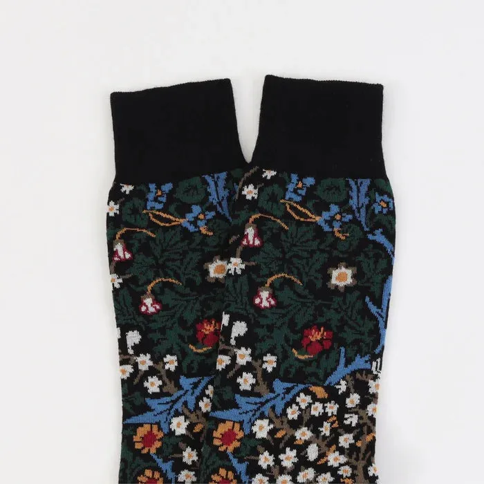 Corgi - Cotton Socks - William Morris - Blackthorn