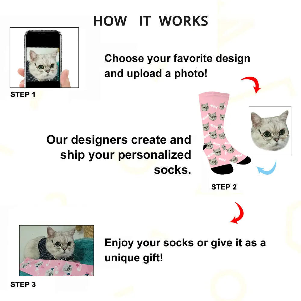 Custom Photo Colorful Socks