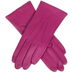 Dents Emma Leather Gloves - Hot Pink