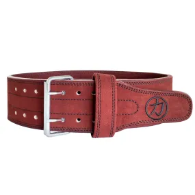 Double Prong Belt, Wine Red Colour, 10MM - IPF Approved