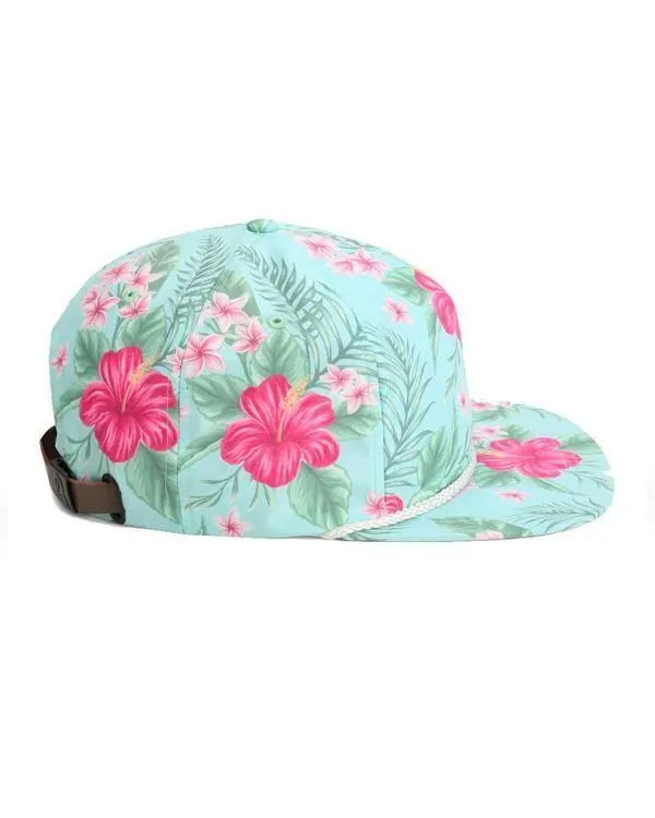 Embroidered Aloha Floral Hats