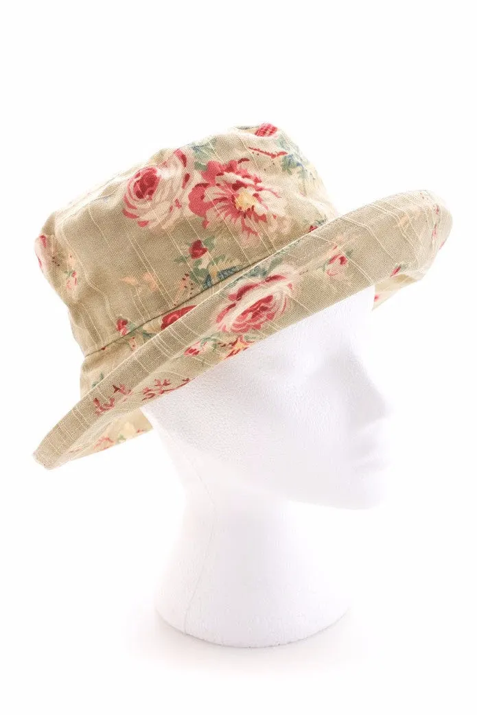 Floral Showerproof Sun Hat