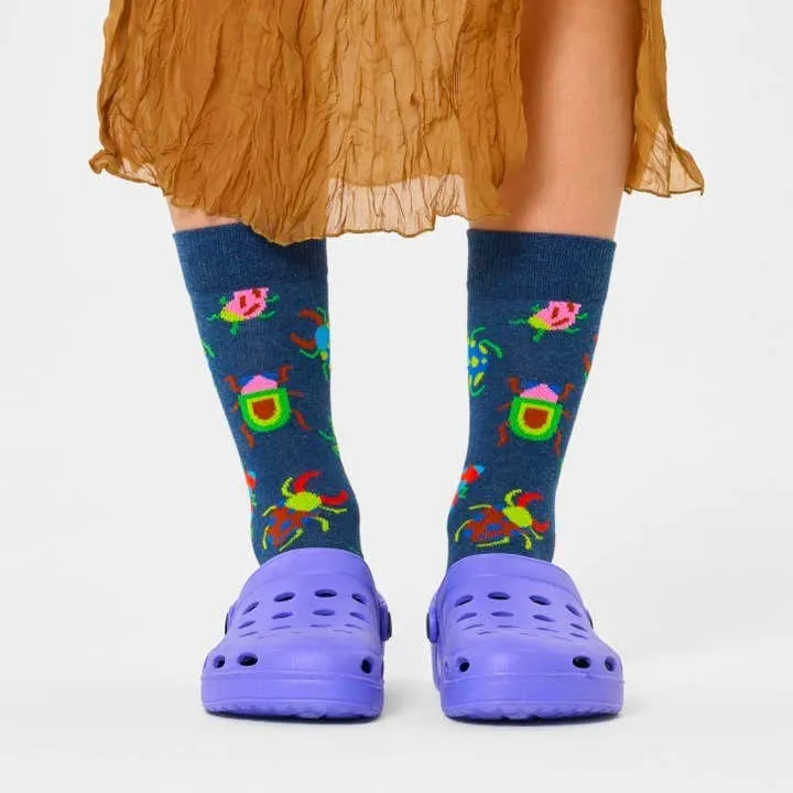 Happy Socks: Bugs Blue Marle