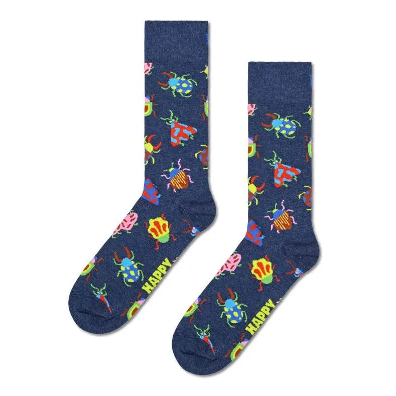 Happy Socks: Bugs Blue Marle