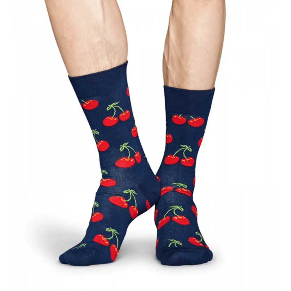 Happy Socks: Cherry Navy Red