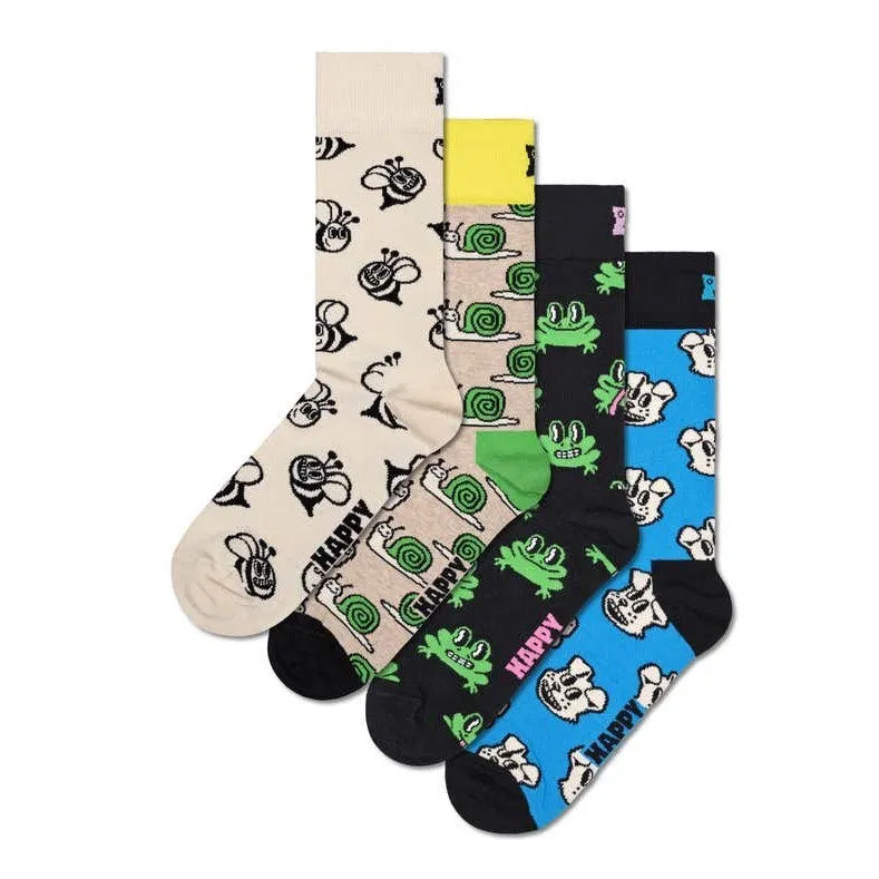 Happy Socks: Gift Set Happy Animals 4pk ML