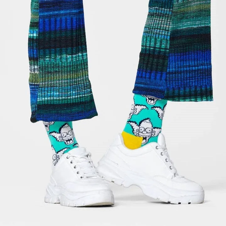 Happy Socks: The Simpsons Krusty The Clown Aqua