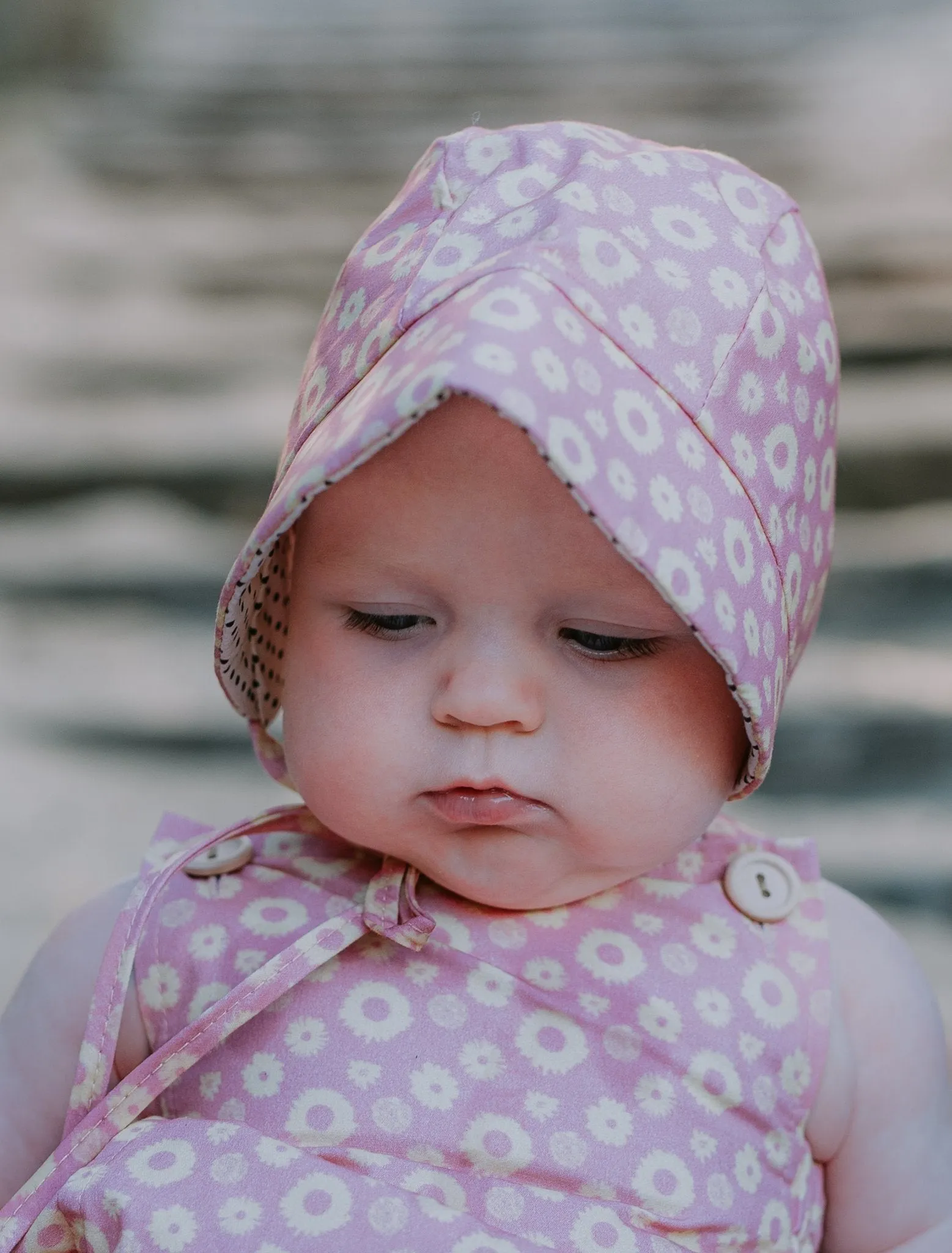 Indigo Reversible Bonnet