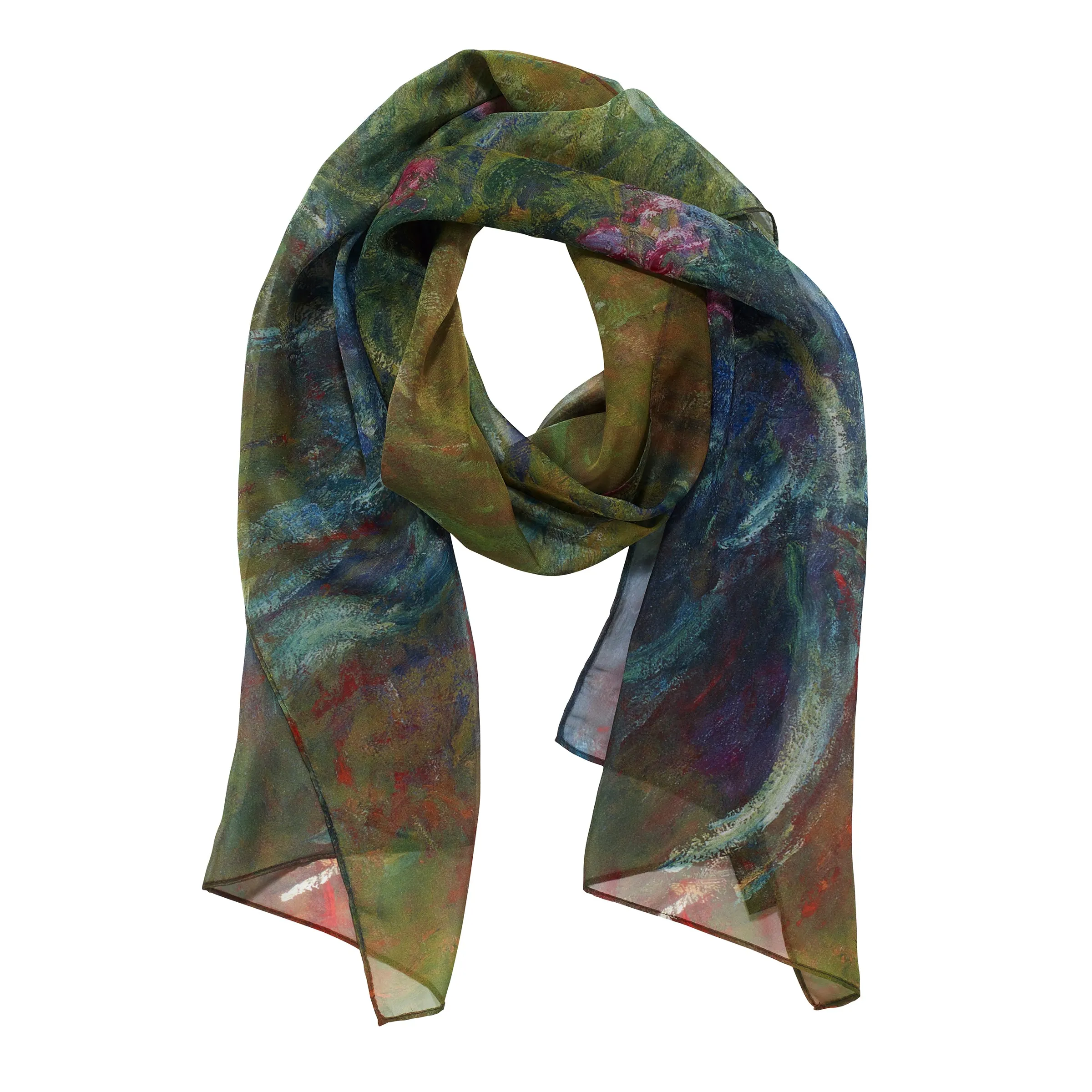 Irises by Monet Scarf