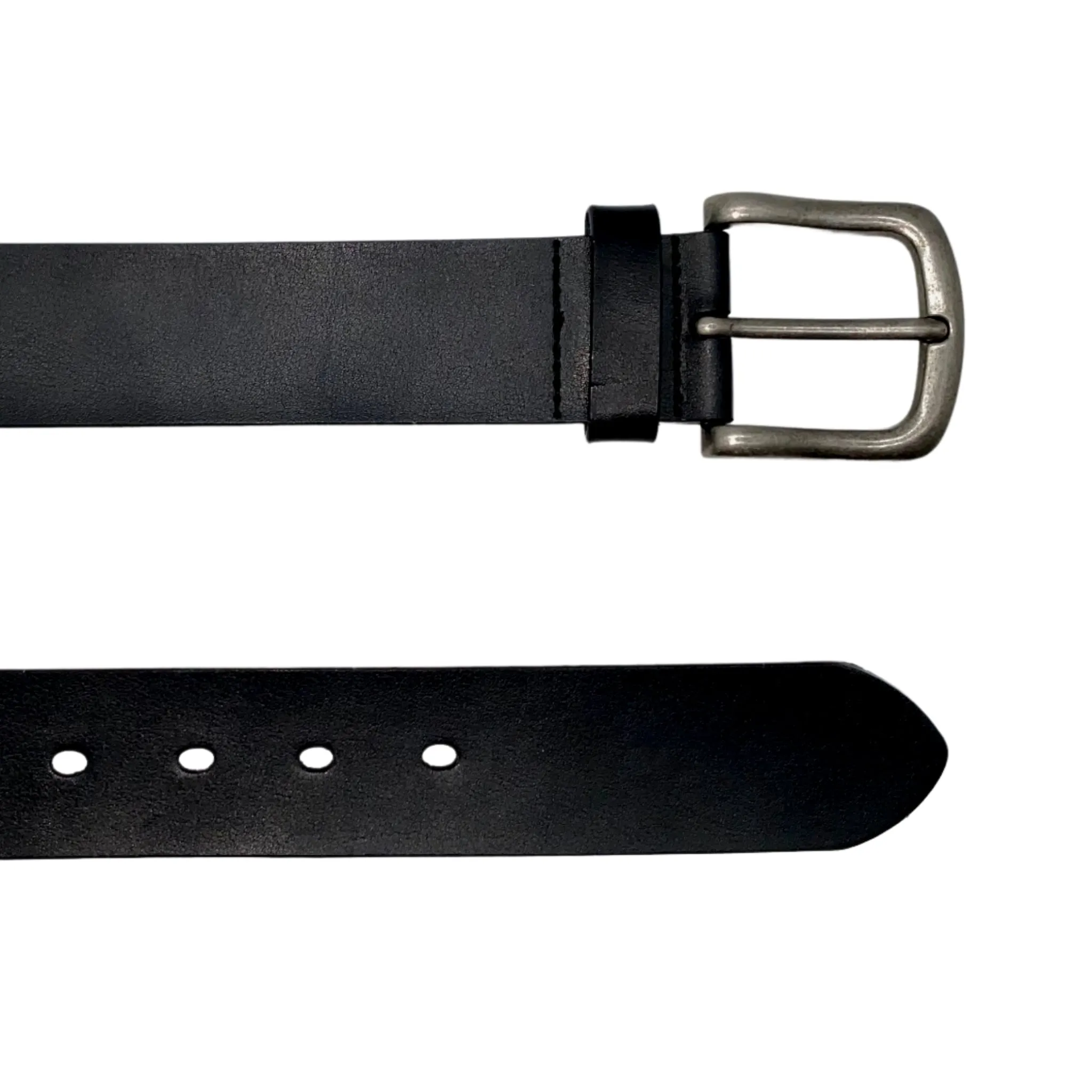 JACOB - Men's Black Genuine Leather Belt