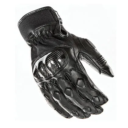 Joe Rocket Grand National Mens Leather Gloves Black