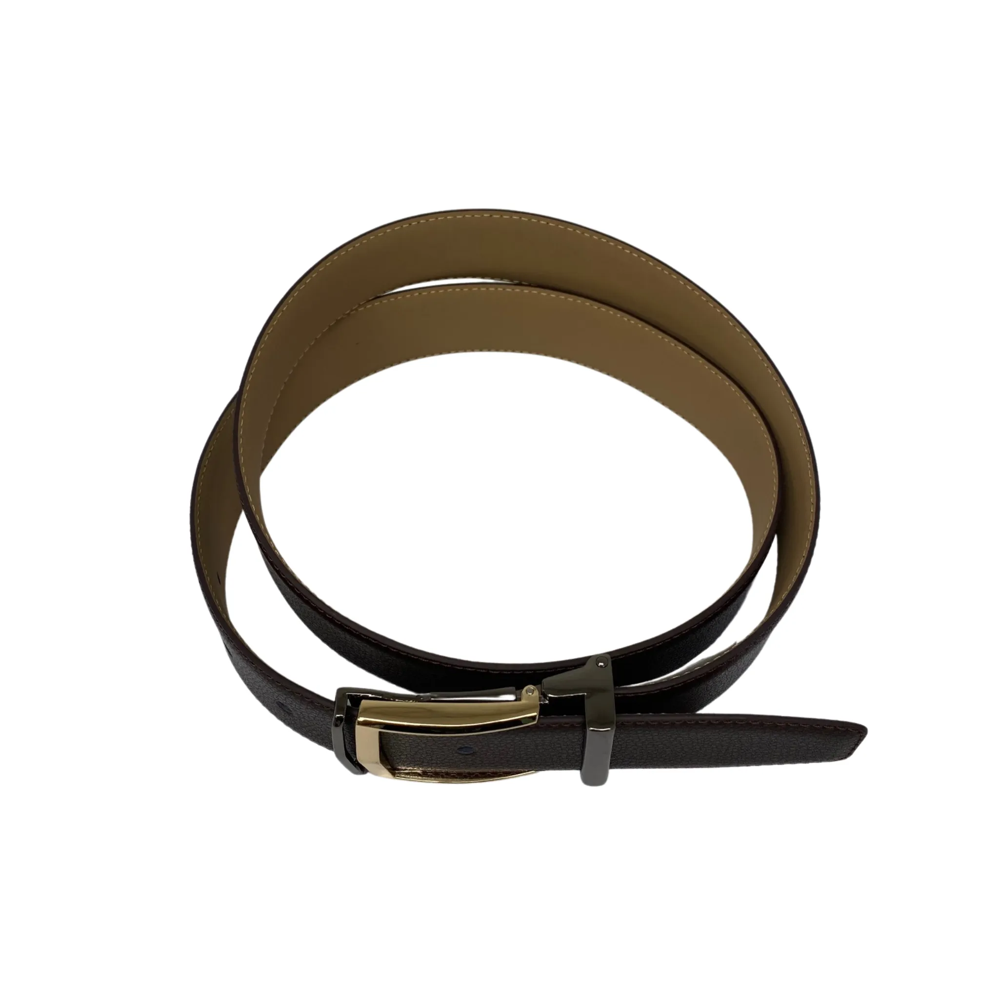 KIT - Men's Brown Genuine Leather Belt