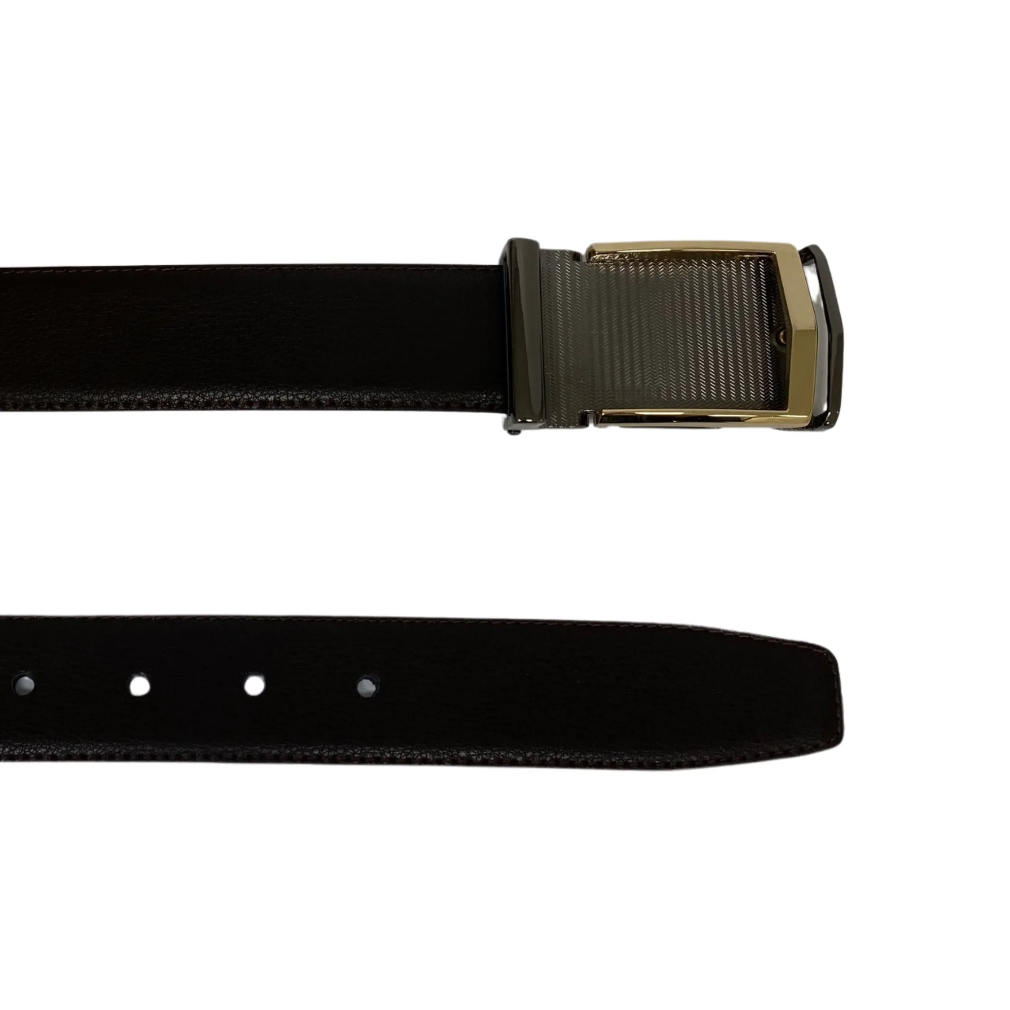 KIT - Men's Brown Genuine Leather Belt