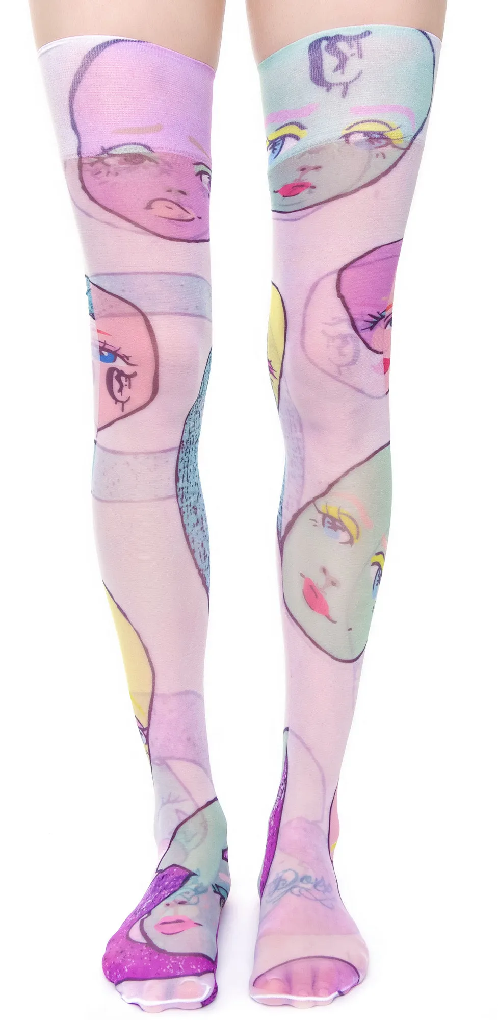 MAMA! Dolls Sheer Knee High Socks