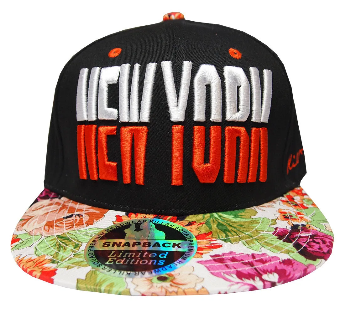 Mens Killer Squad New York Floral Two Tone Snapback