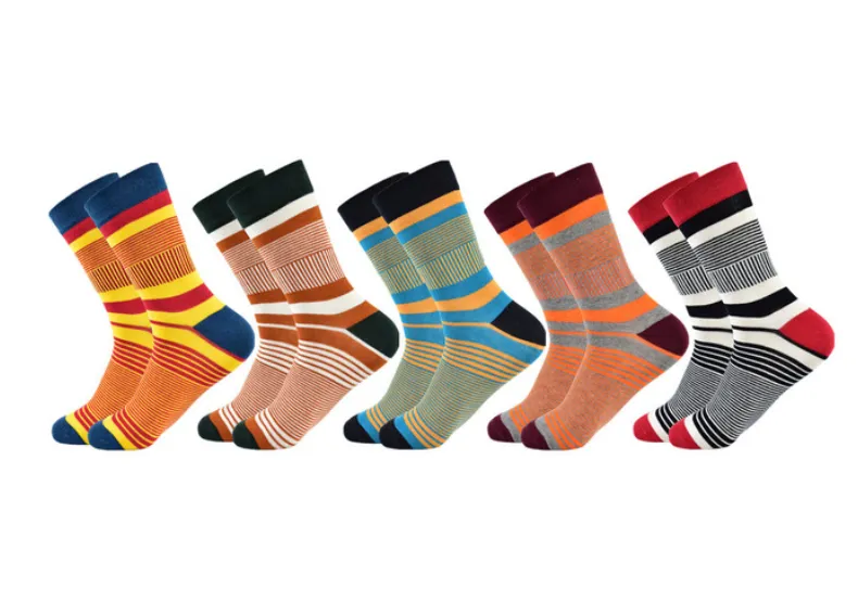 Men's Spring/Summer Cotton Colorful Socks