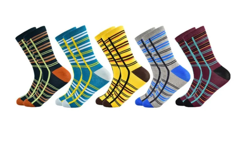 Men's Spring/Summer Cotton Colorful Socks