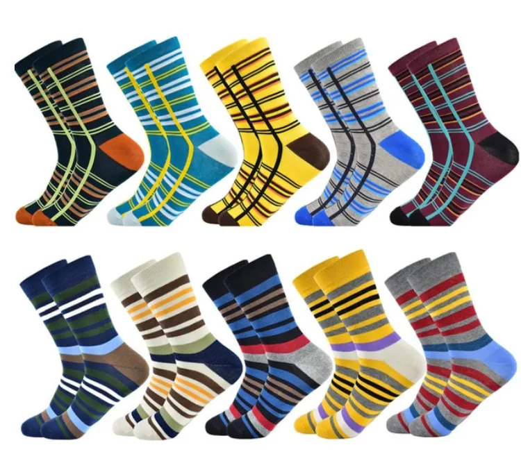 Men's Spring/Summer Cotton Colorful Socks