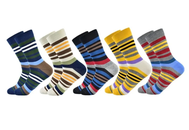 Men's Spring/Summer Cotton Colorful Socks