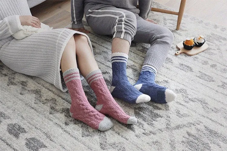 Miss June’s | Unisex | 1 pair | Floor socks | Cozy | Cute | Fuzzy | Home wear | Warm | Soft | Gift Idea | Casual | Comfort| Winter|Cozy