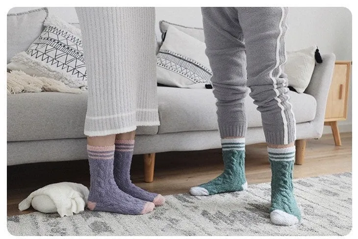 Miss June’s | Unisex | 1 pair | Floor socks | Cozy | Cute | Fuzzy | Home wear | Warm | Soft | Gift Idea | Casual | Comfort| Winter|Cozy