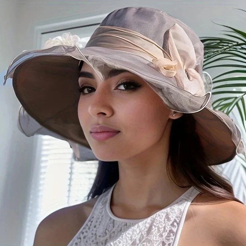 Mulberry Sunscreen Fisherman Hat Women's UV Big Brim Sun Hat