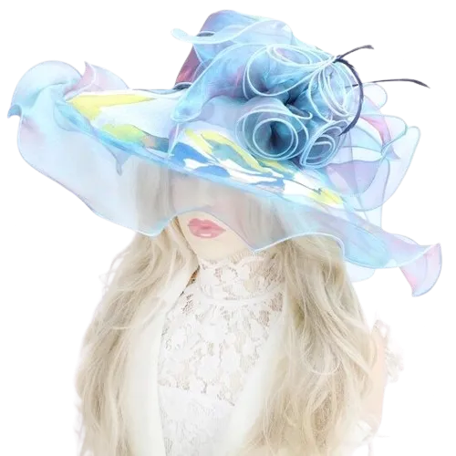 Naya | Floral Organza Hat