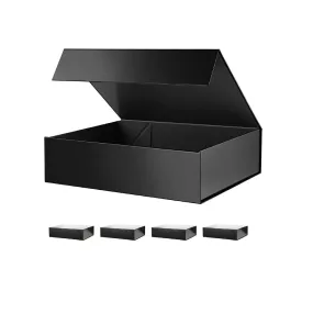 PACKHOME 5 Gift Boxes 13x9.7x3.4 Inches | Large Gift Boxes with Lids | Sturdy Shirt Boxes with Magnetic Lids