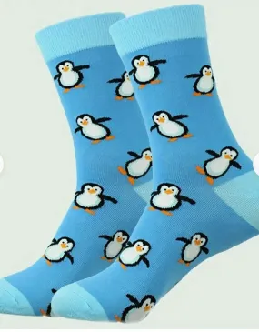 Penguins Waddle Socks (Women's 9-11)