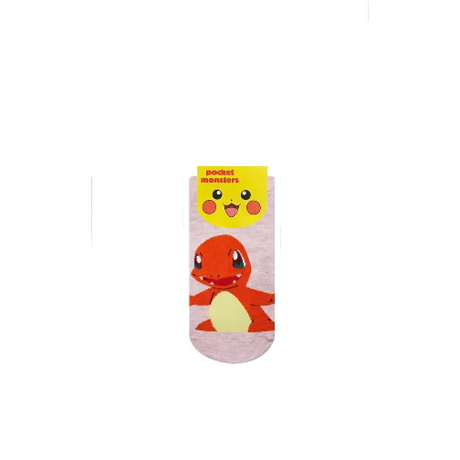 Pokemon Charmander Single Pair Youth Ankle Socks