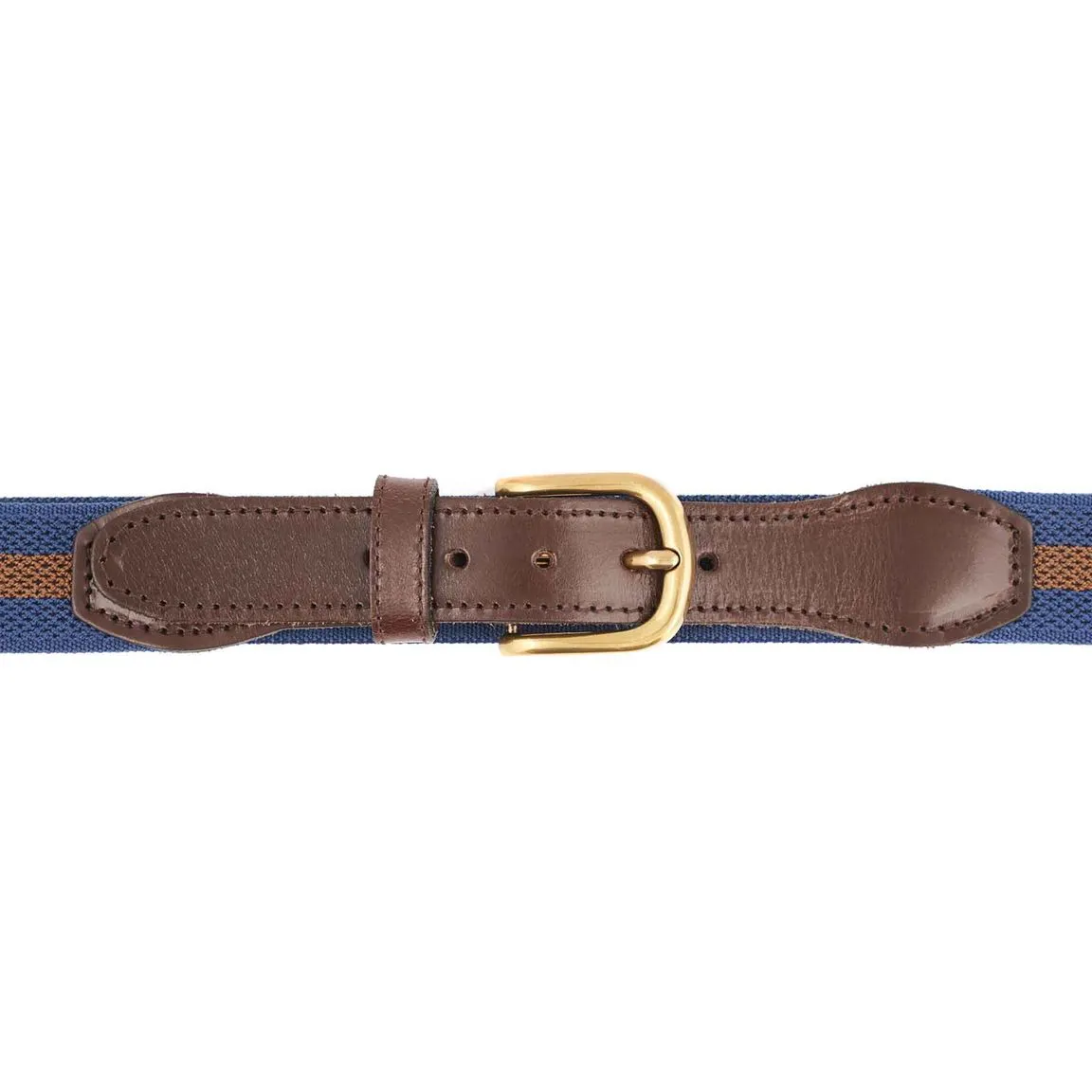 RAF Blue & Caramel Canvas Webbing Belt