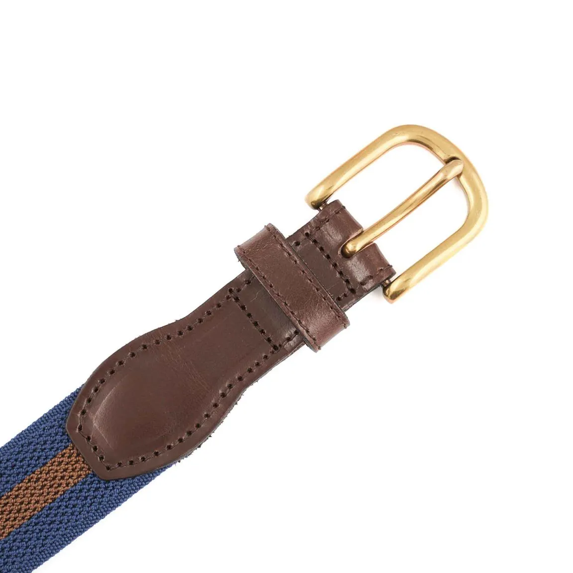 RAF Blue & Caramel Canvas Webbing Belt