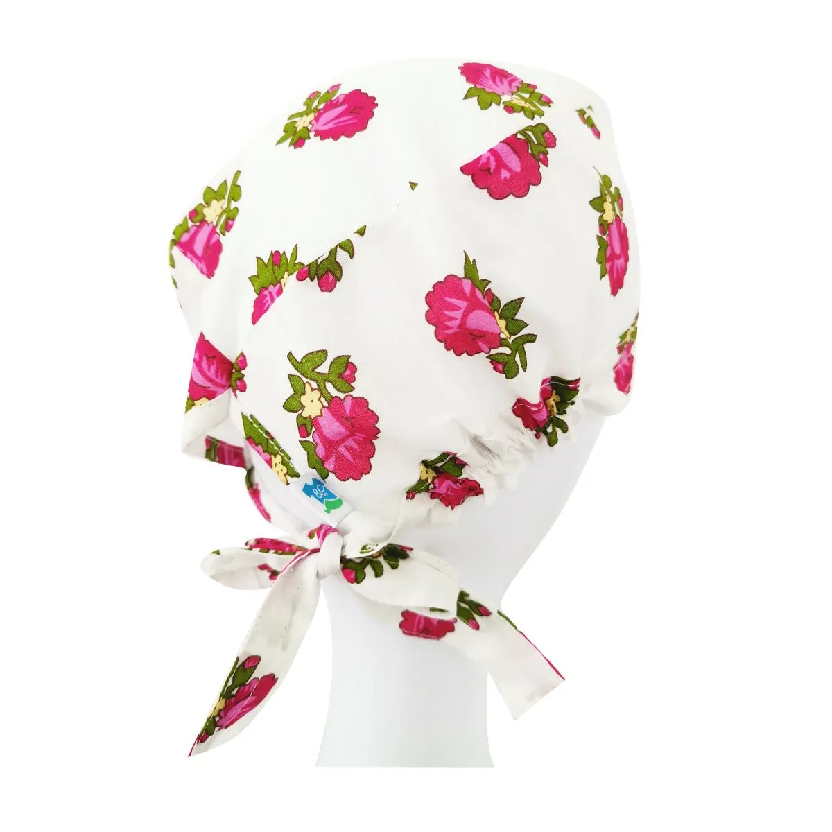 Rose Floral Surgical Hat