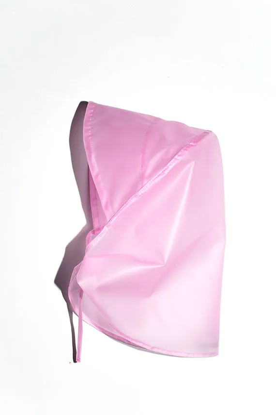 Sheer Pink Rain Bonnet