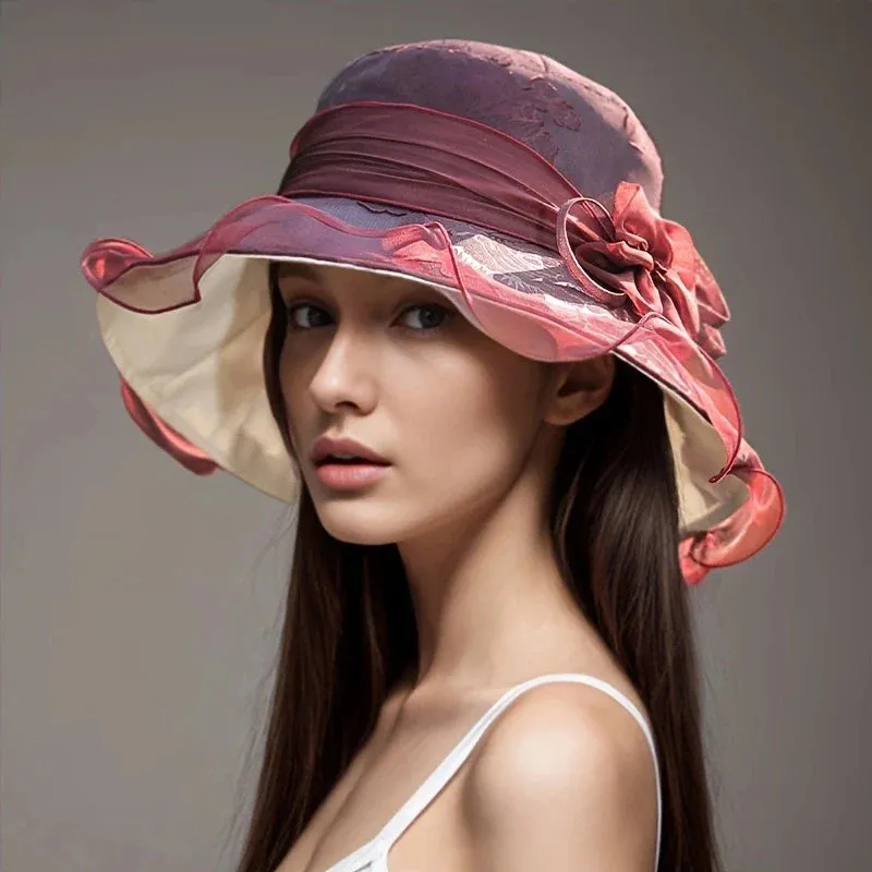 Silk Women's Summer Sun Protection Sun Hat