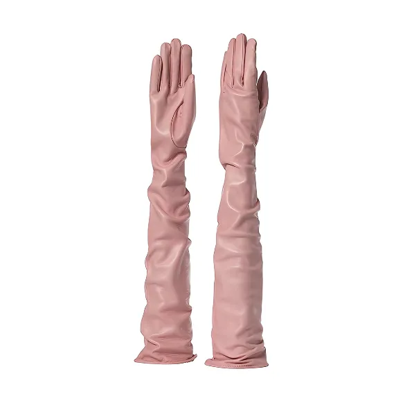 Sorrento | Opera Length Leather Gloves (60cm)