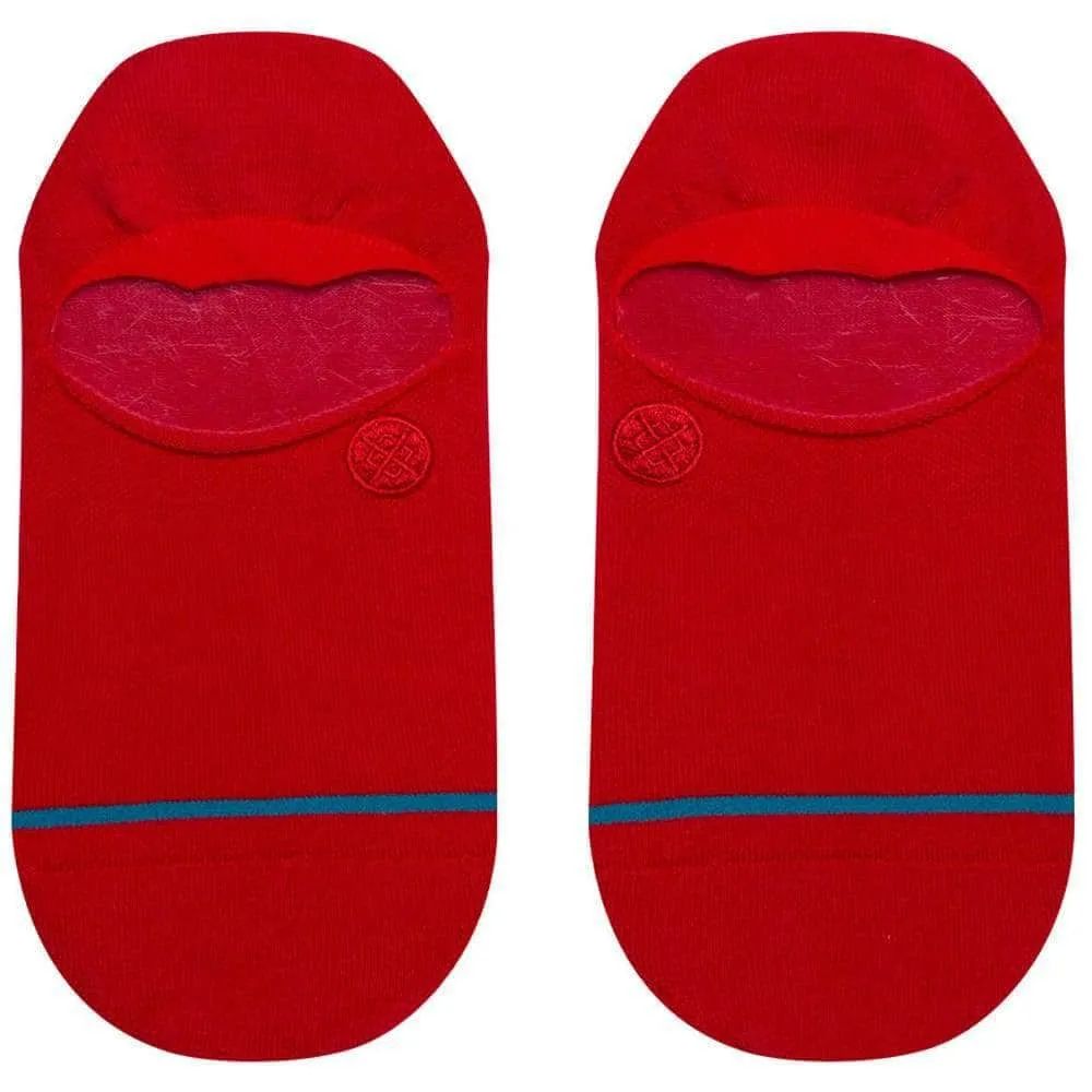 Stance Icon Super Invisible/No Show Ankle Socks - Red