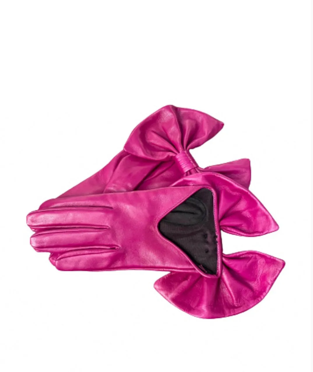 Stephanie Minnie Massive - Women's Silk Lined Leather Gloves