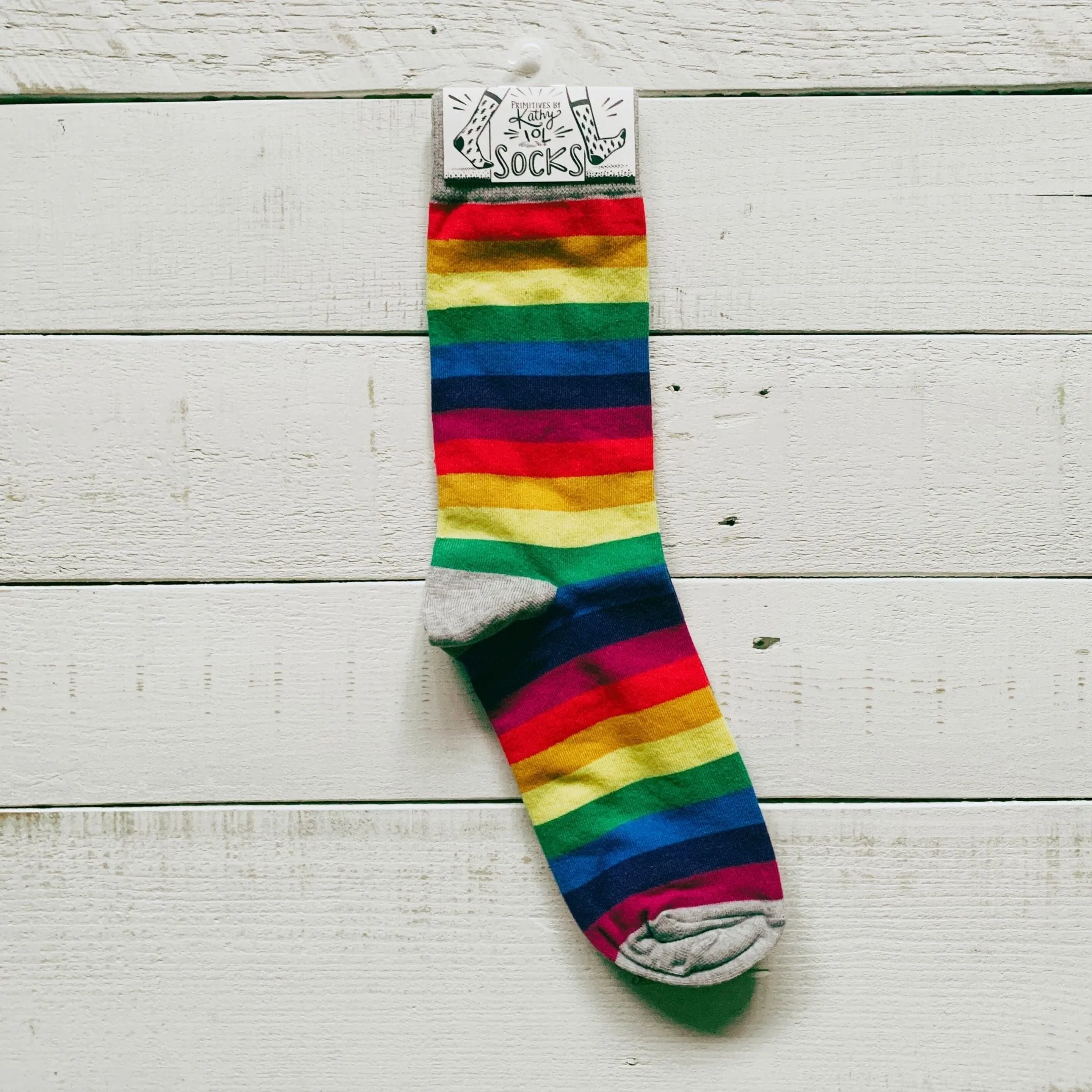 The Bullish Store Women's Mismatched Rainbows And Unicorns Socks