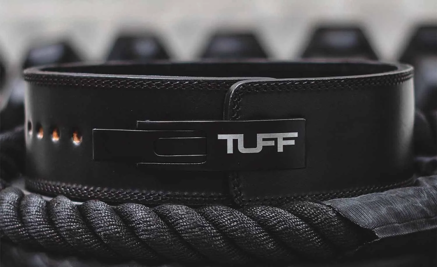 TUFF 13mm LEATHER LEVER WEIGHT BELT