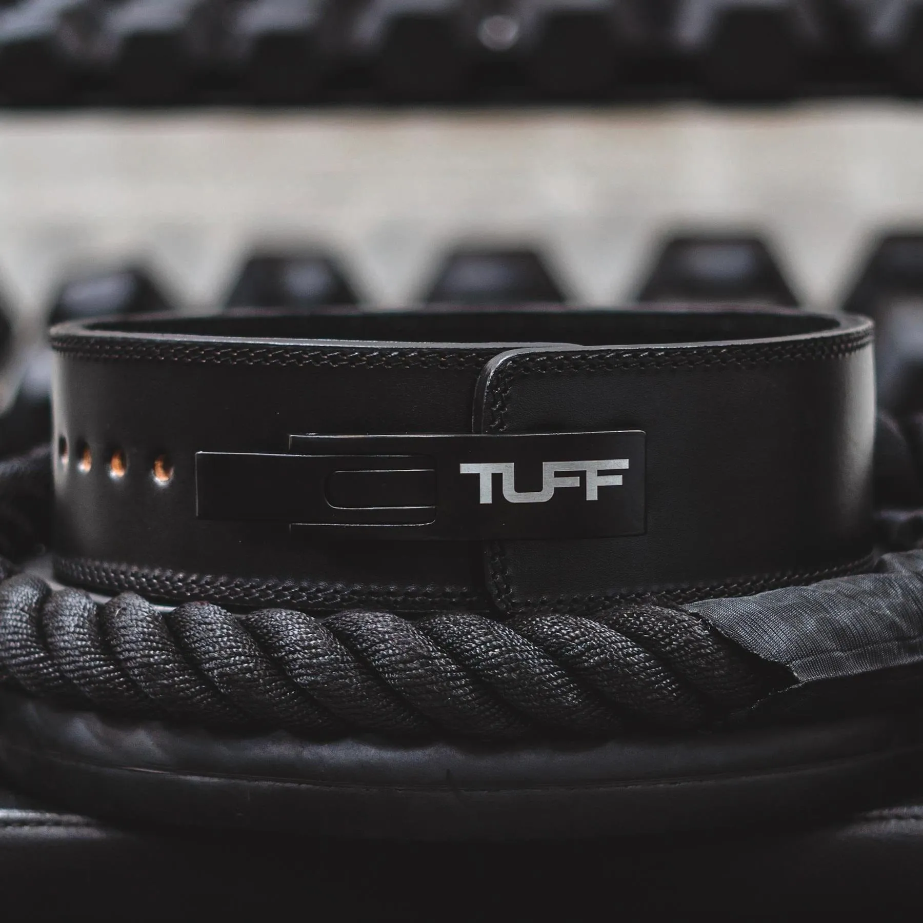 TUFF 13mm LEATHER LEVER WEIGHT BELT