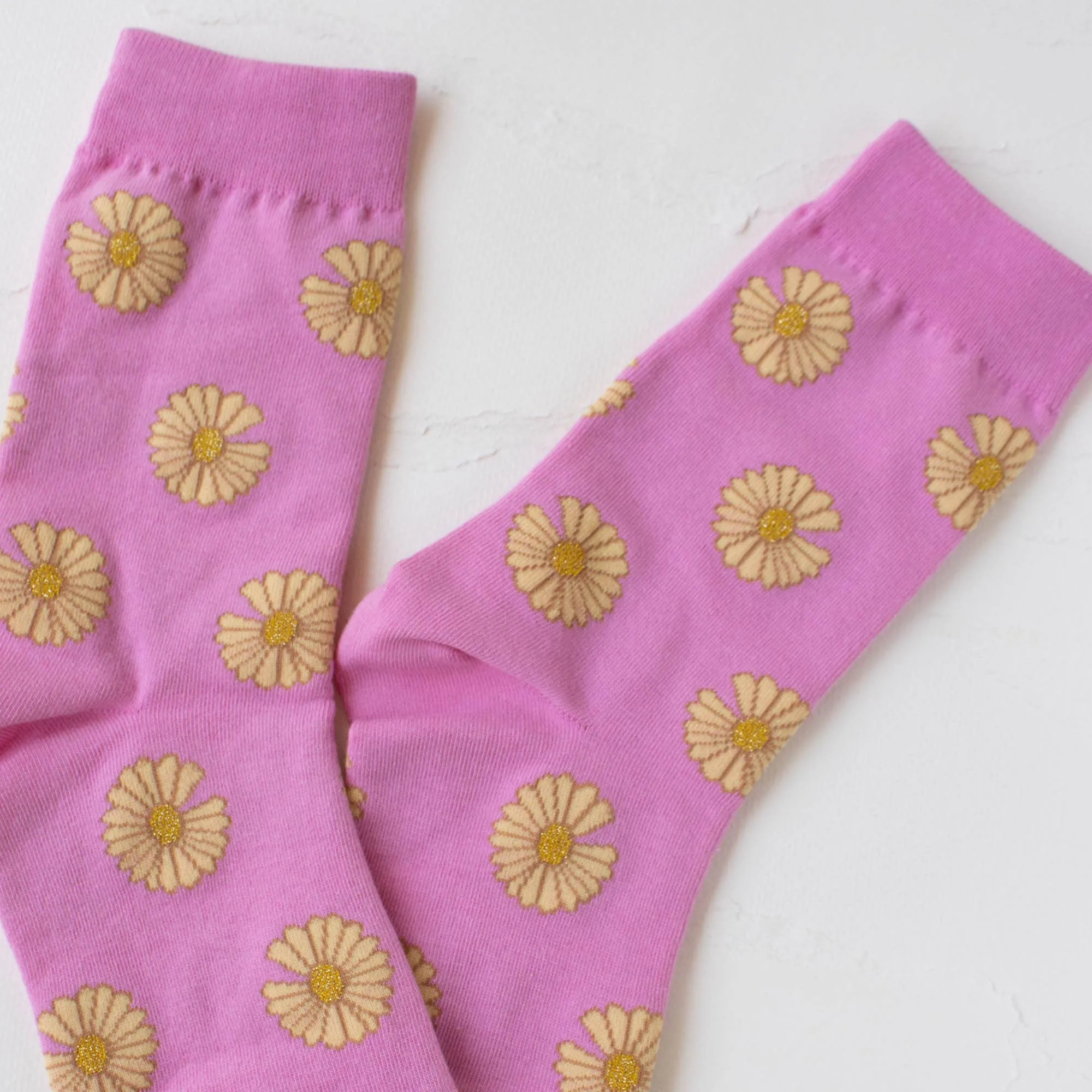 Vivid Daisy Socks