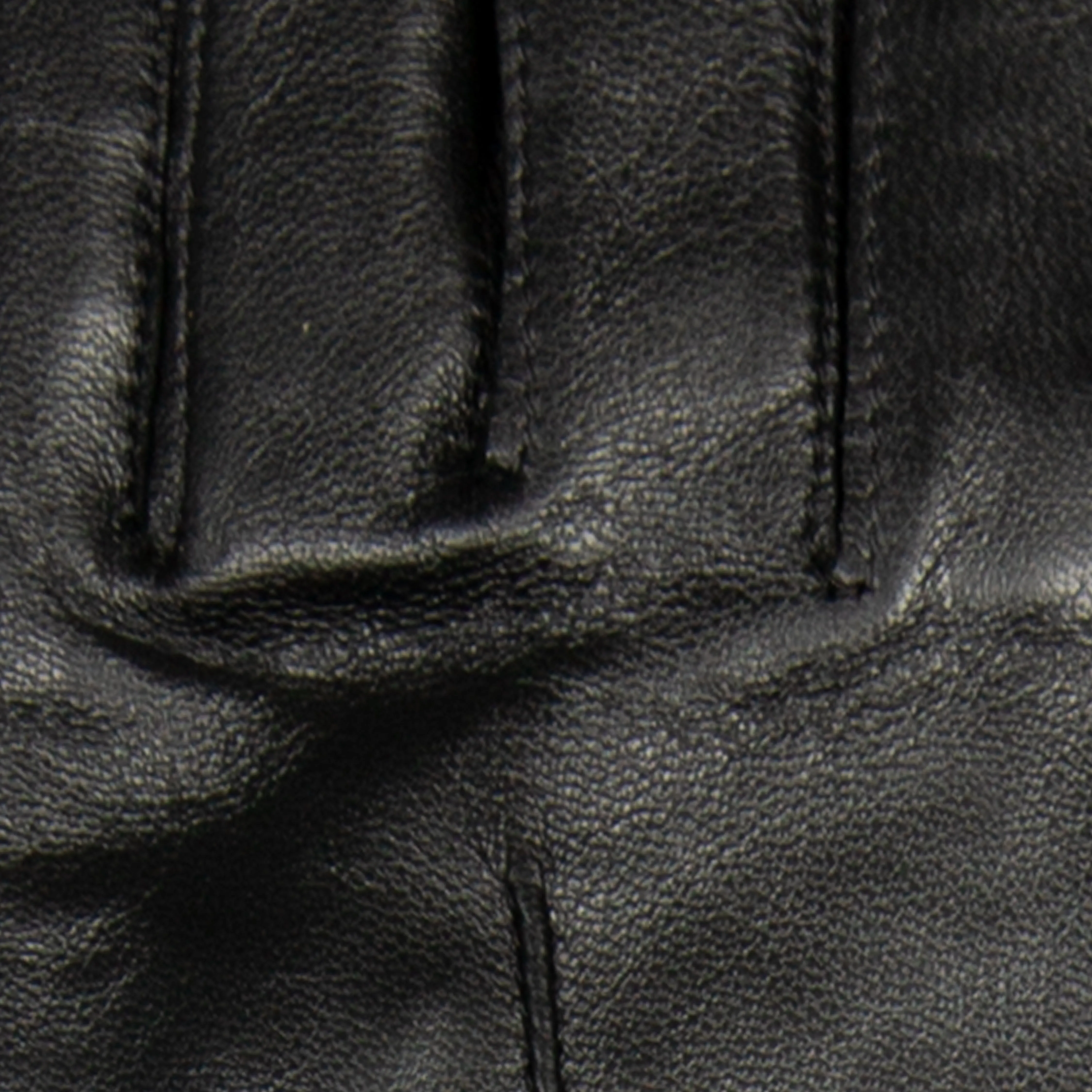 Women's Single-Point Long Above-Elbow Lined Leather Gloves